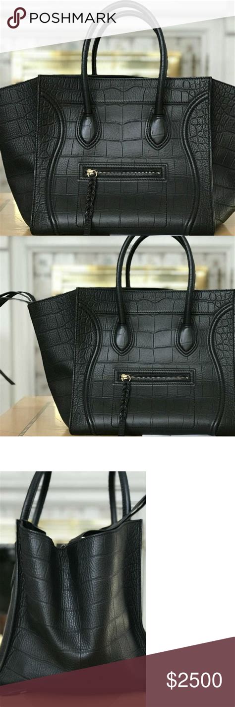 celine croc phantom replica|authentic and replica celine bags.